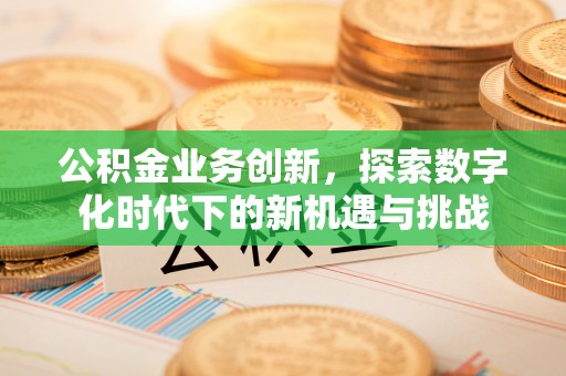 鄂尔多斯公积金业务创新，探索数字化时代下的新机遇与挑战